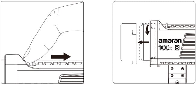 amaran_100x_s_detachingattaching_the_protection_cover