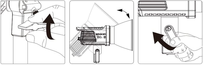 amaran_100x_s_setting_up_the_light