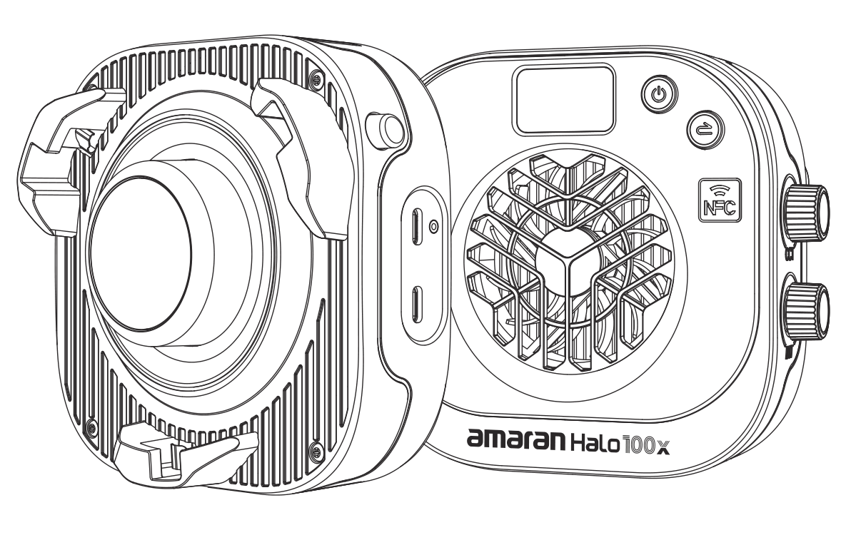 amaran Halo 60x and Halo 100x