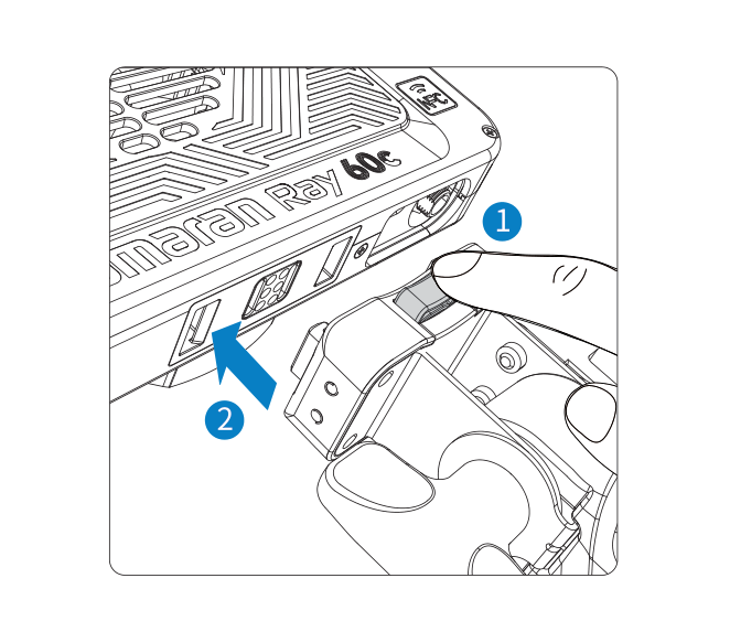 Installing the amaran Ace Lock to Baby Pin Adapter Grip